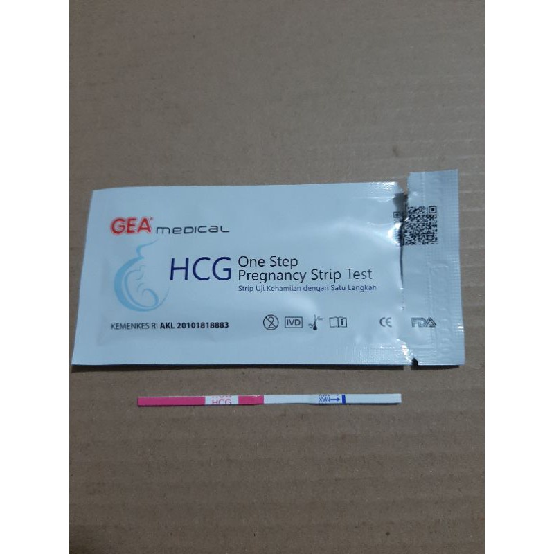 Alat Tes Kehamilan / Test pack / HCG Pregnancy Strip Test GEA