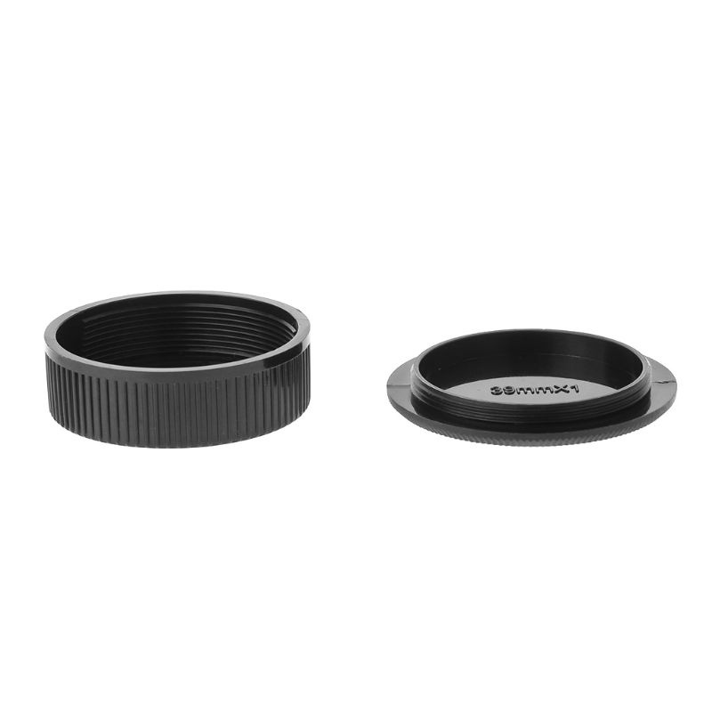 Lensa Depan Dan Belakang Pengganti Ukuran 39mm Warna Hitam Untuk Leica M39 L39