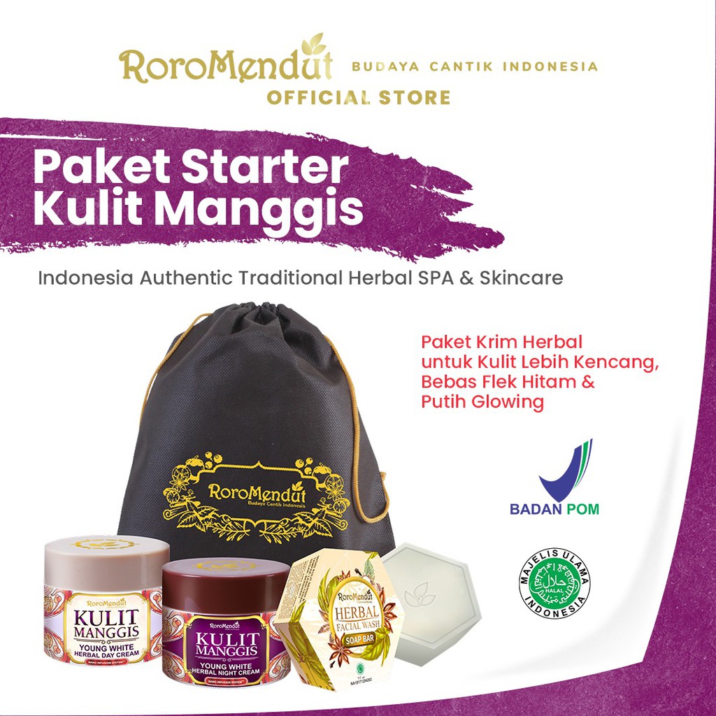 

Roro Mendut Starter Kulit Manggis Anti Aging