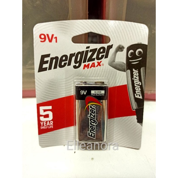 Baterry Baterai Batere Energizer Max 9V