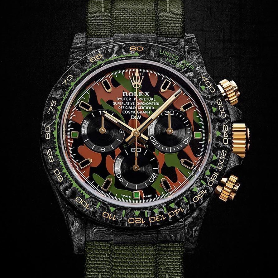 Rolex Daytona DIW Carbon MILITARY GREEN Limited Edition
