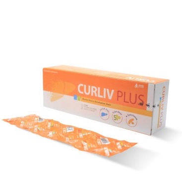 CURLIV PLUS Strip 10 Tablet Suplemen Kesehatan Hati Liver - Meningkatkan Nafsu Makan