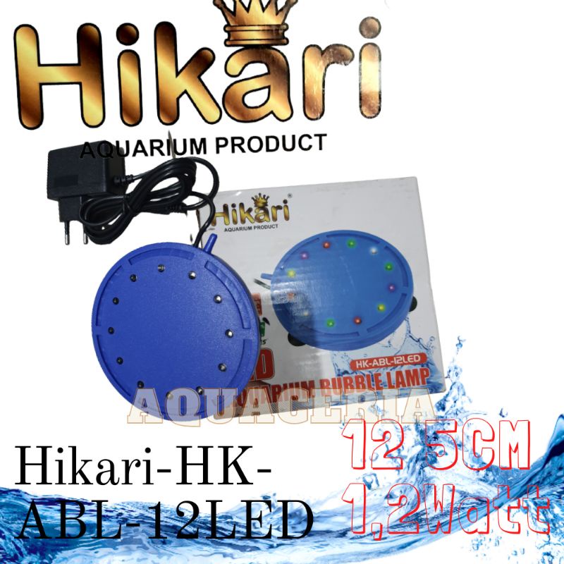 Aquarium Bubble lamp HIKARI HK-ABL12LED Gelembung bercahaya hiasan aquarium