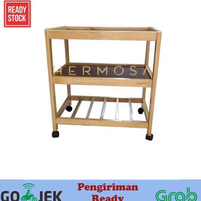 Baru Rak Tv Ramin Meja Tv Kayu Dengan Roda Meja Rak Serbaguna Ne Laurusmart