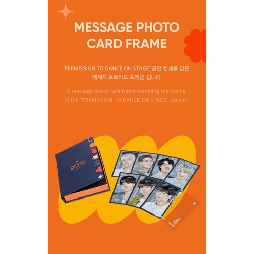 READY - Message Photo Card Frame BTS PTD Seoul