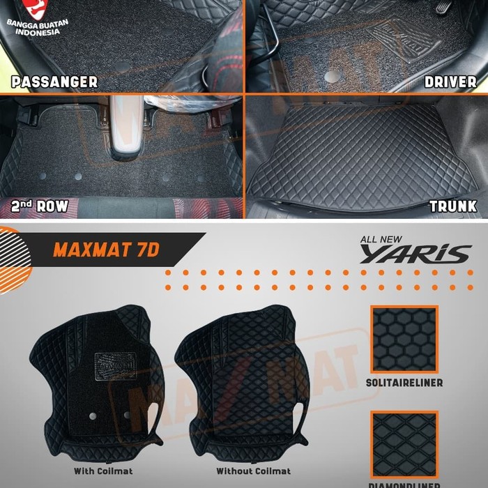 Karpet 7D All New Yaris Maxmat Otoproject