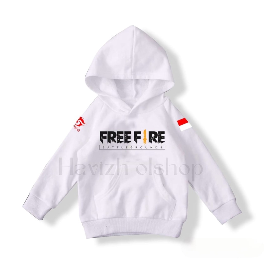 Hoodie free fire anak 1-12th