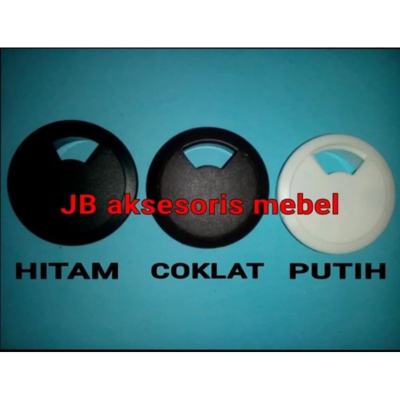 TUTUP LUBANG KABEL MEJA | GROMET PLASTIK