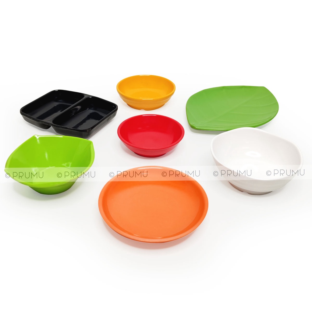 Tempat Sambel Melamin - Piring Sambal Melamine -Piring Saos -Mangkok Sambel Melamin - Mangkuk Sambel