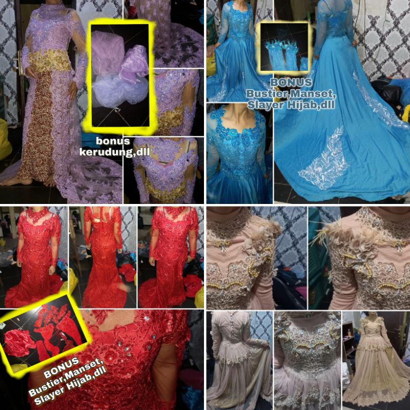 BAJU PENGANTIN PL warna moca