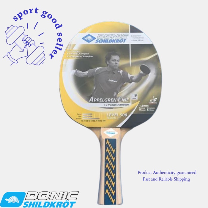 BET PINGPONG DONIC APPEL GREEN 500 BAT TENIS MEJA