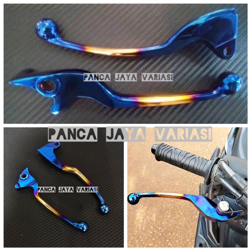 Handle handel twotone 2 tone cnc model standar mio beat vario satria fu vixion