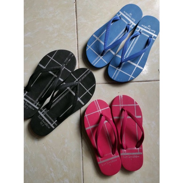 Sandal Sun swallow Garis Garis