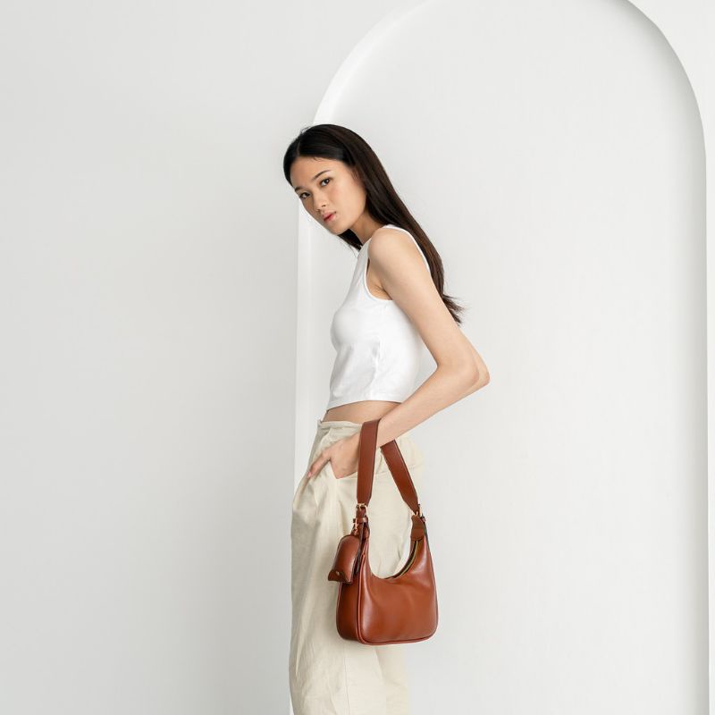 RENI BAG BROWN MODERN ELEGANT TERBARU