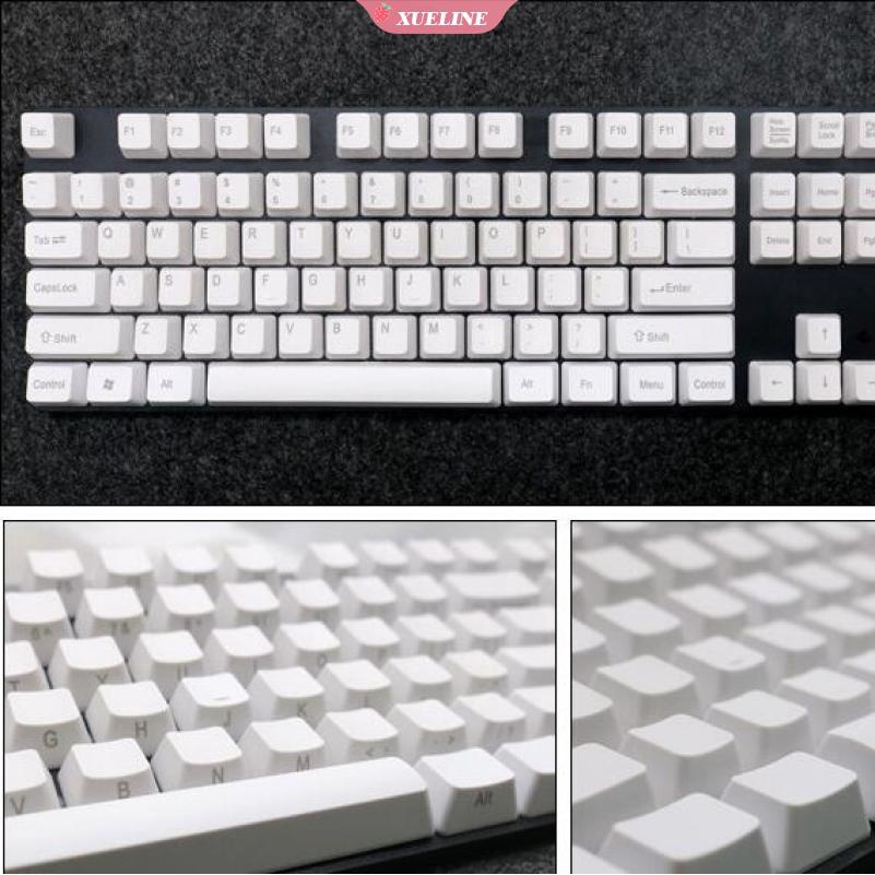 Set 104pcs Keycap Oem Pbt Monokrom Untuk Keyboard Mekanik