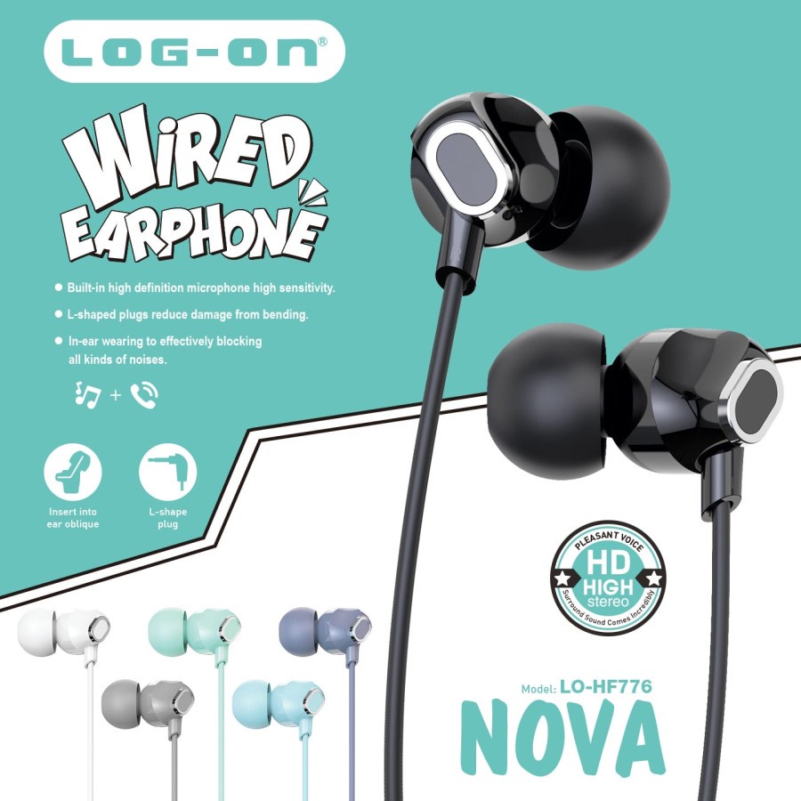 EARPHONE - HANDSFREE LOG ON HF 776 772 773 501 STEREO EARPHONE