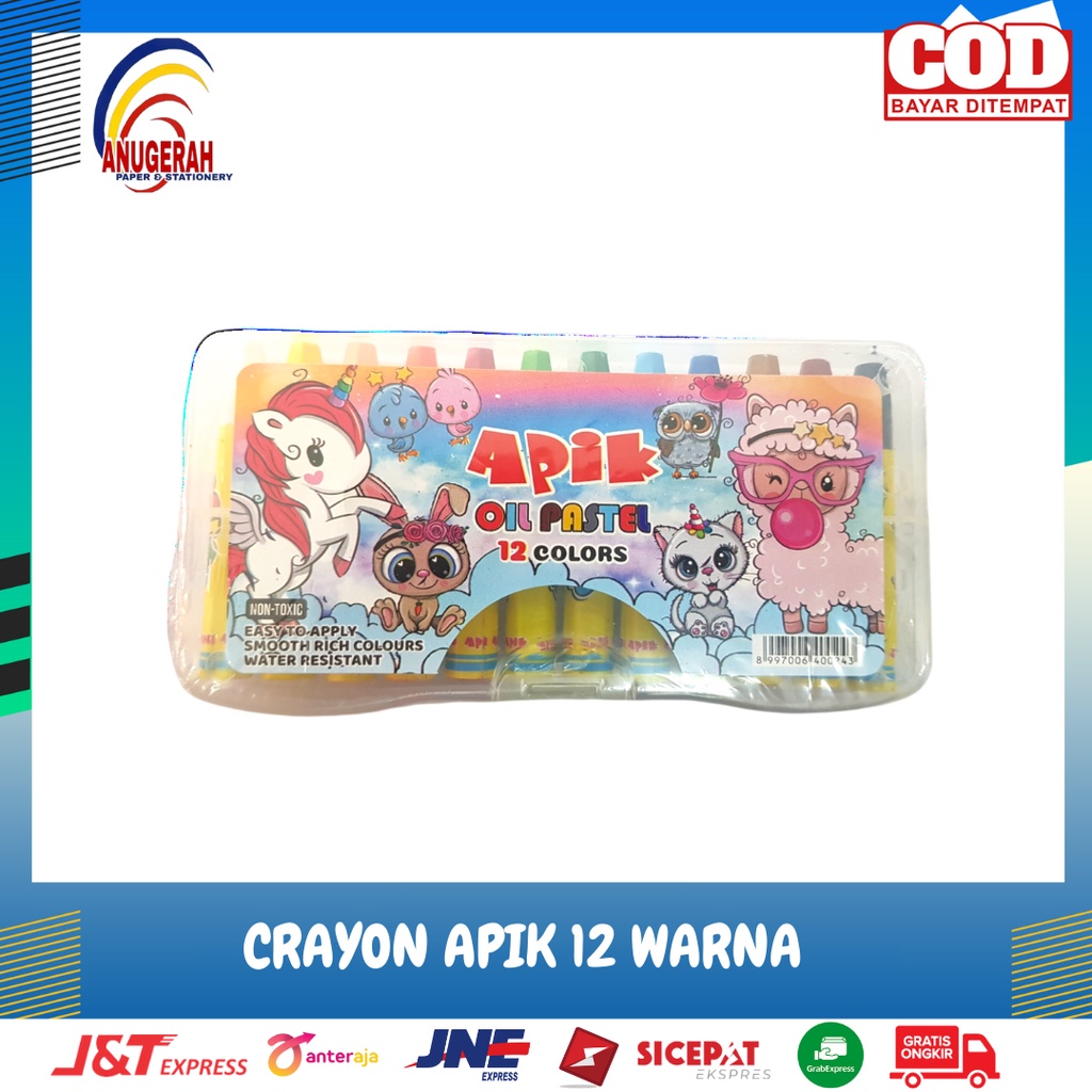 

CRAYON APIK 12 WARNA (PCS)