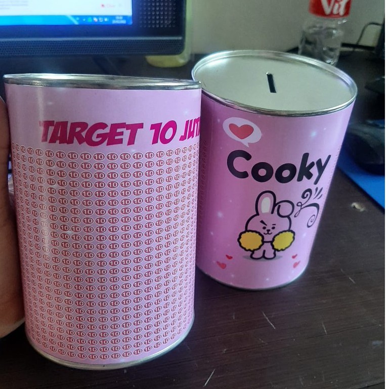Celengan Target 15 jt nominal  / TABUNGAN TARGET 20 JUTA KARAKTER DORAEMON BUKA TUTUP
