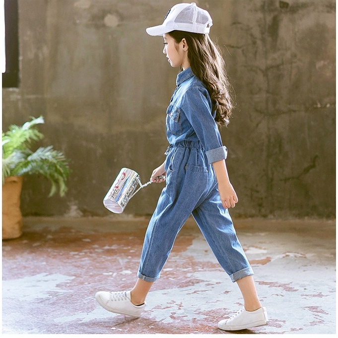 SALE SSP1-Setelan Set Anak ABG Perempuan Soft Jeans