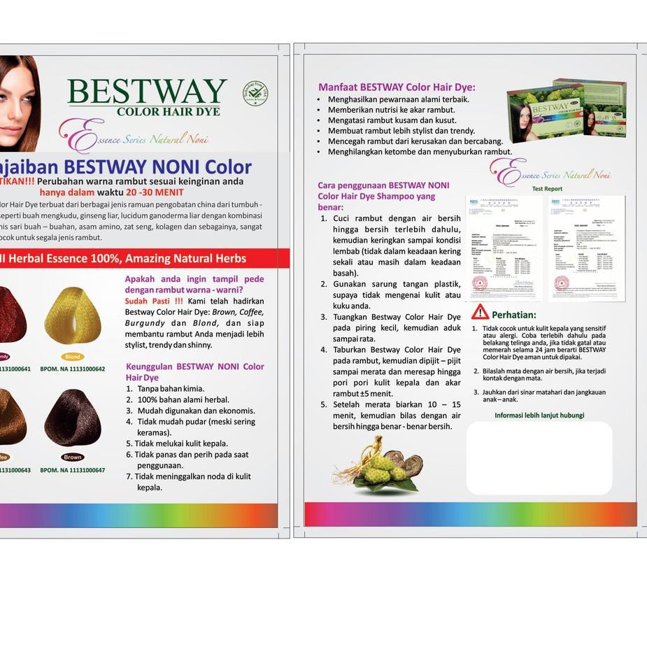 ♖ BESTWAY NONI MAGIC COLOR HAIR DYE SHAMPOO PEWARNA RAMBUT CAT BSY BROWN BURGUNDY COFFEE ♨