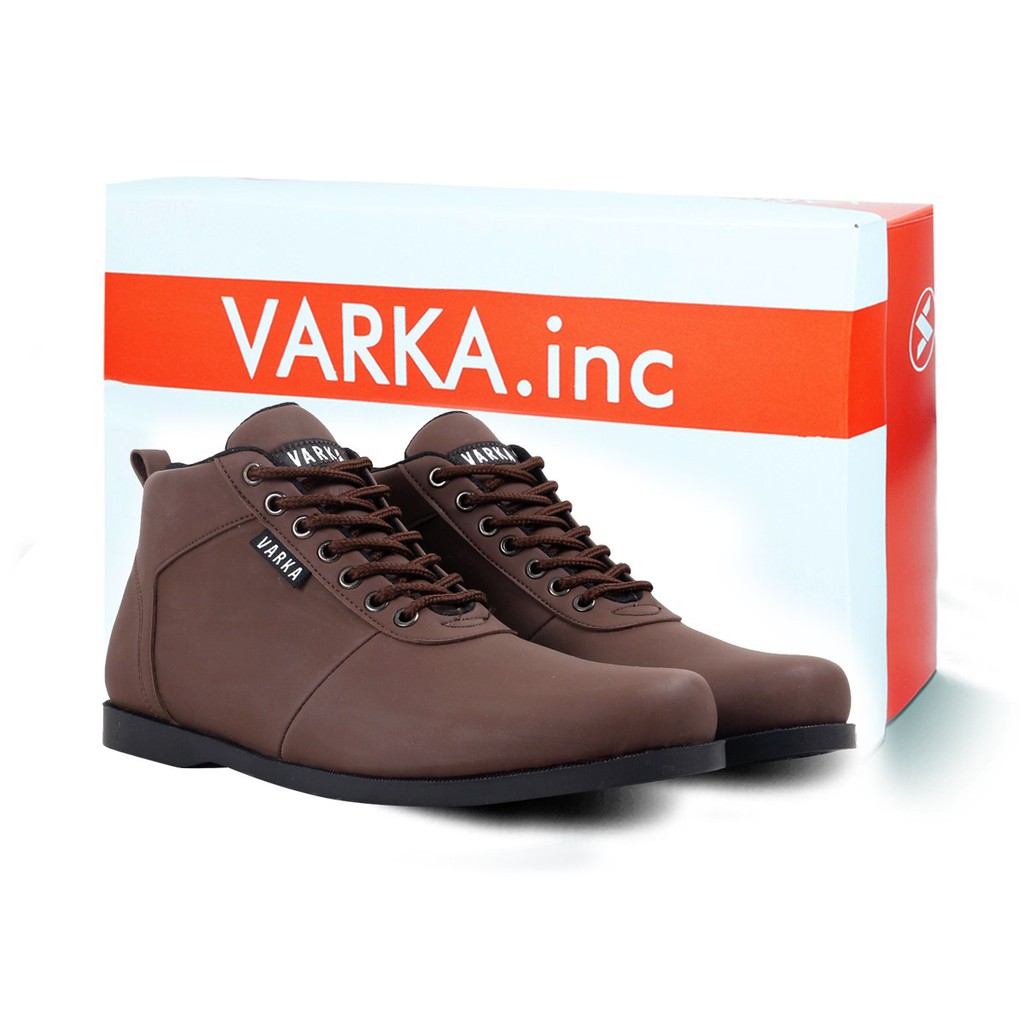 Sepatu Casual Pria V 4287 Brand Varka Sepatu Boots Semi Formal Kuliah Kerja Kantor Murah Berkualitas