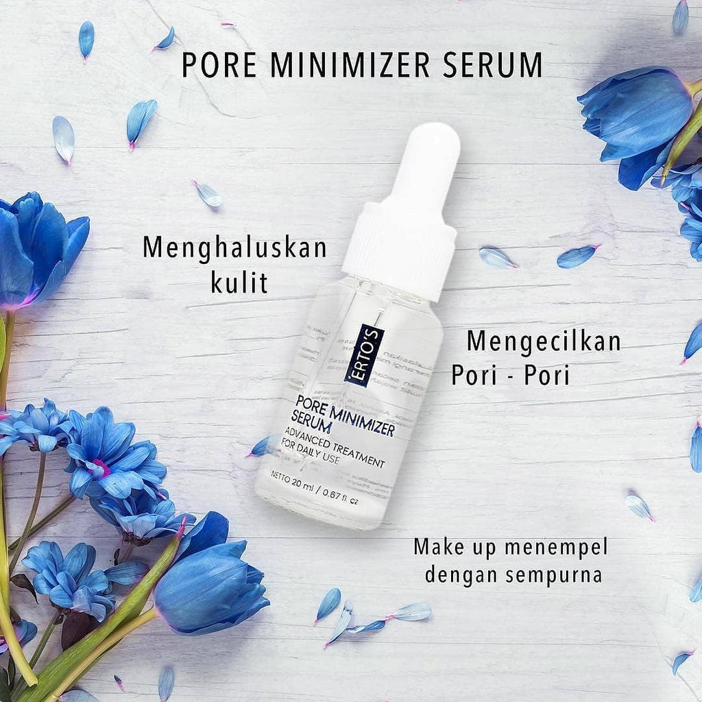 Ertos Pore Minimizer Serum Treatment Serum Pengecil Pori - Pori Wajah