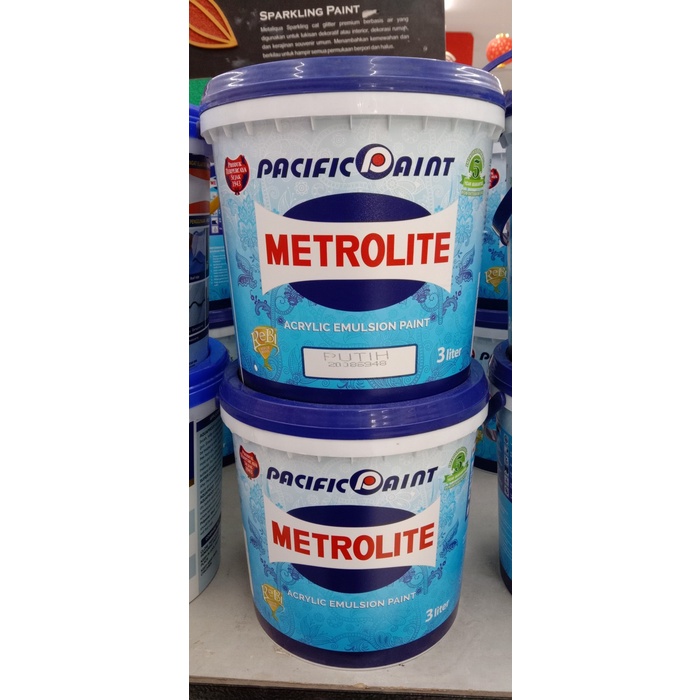 Metrolite Cat Tembok Putih 5 kg