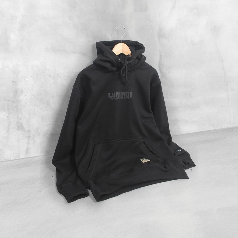 Luminos Hoodie Black Edition Pullover Pria &amp; Wanita