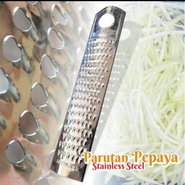 Parut Growol Parut Pepaya Stainless Steel Parutan Serbaguna Manual