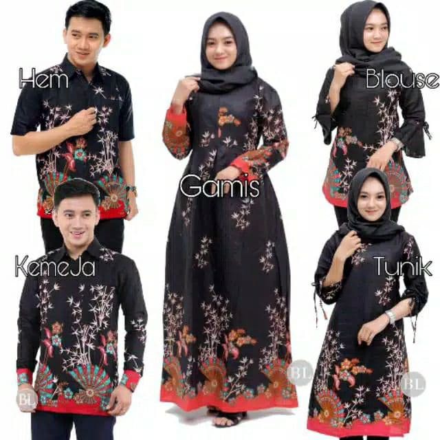 Maura Couple - Sania Ruffle Batik Couple