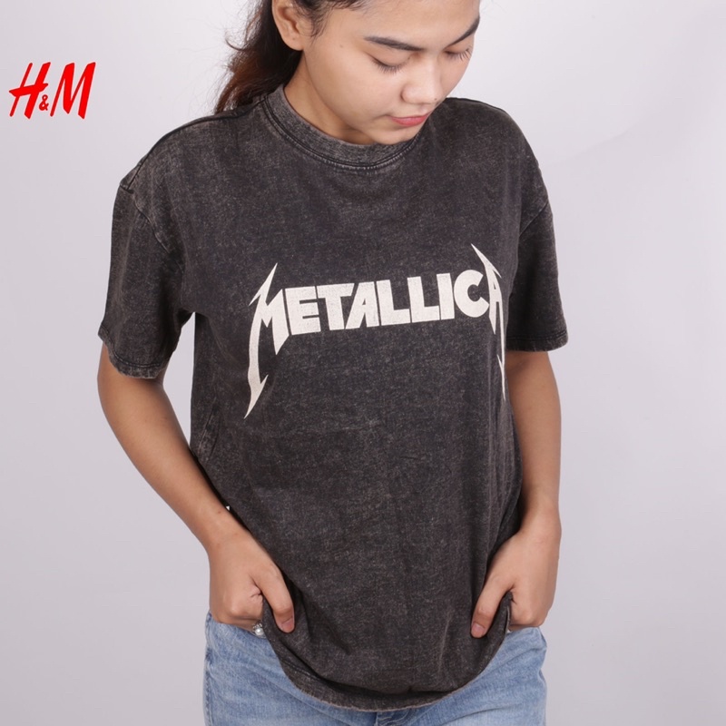 KAOS ROLLING STONE &gt; KAOS BAND METALLICA &gt; ACDC &gt; PINK FLOYD  &gt; RAMONES &gt; ORIGINAL BY HNM STONE WASH