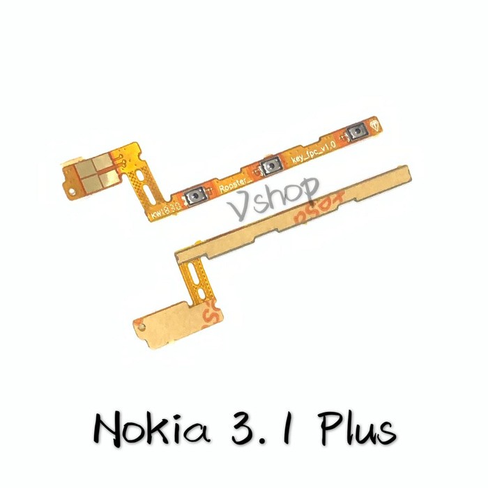 FLEXI FLEXIBEL FLEXIBLE POWER ON OFF VOLUME NOKIA 3.1 PLUS - X3 TA1118 TA1125