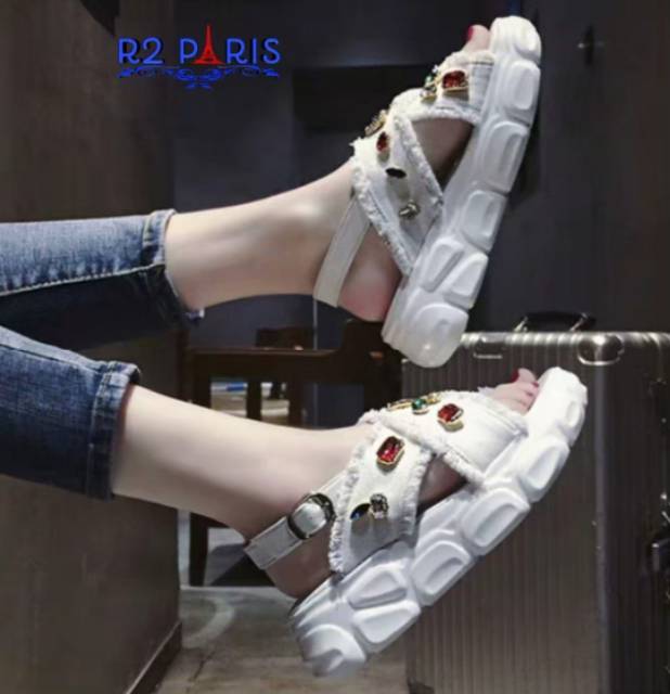 zepatuzepatu - sandal wedges wanita fashion OF-95