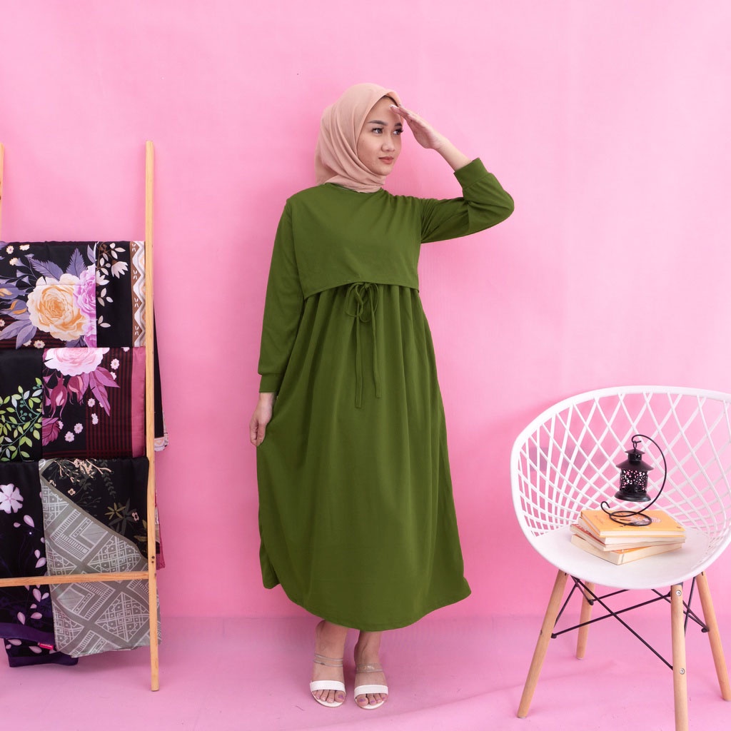 Freya Dress Gamis Muslim Wanita