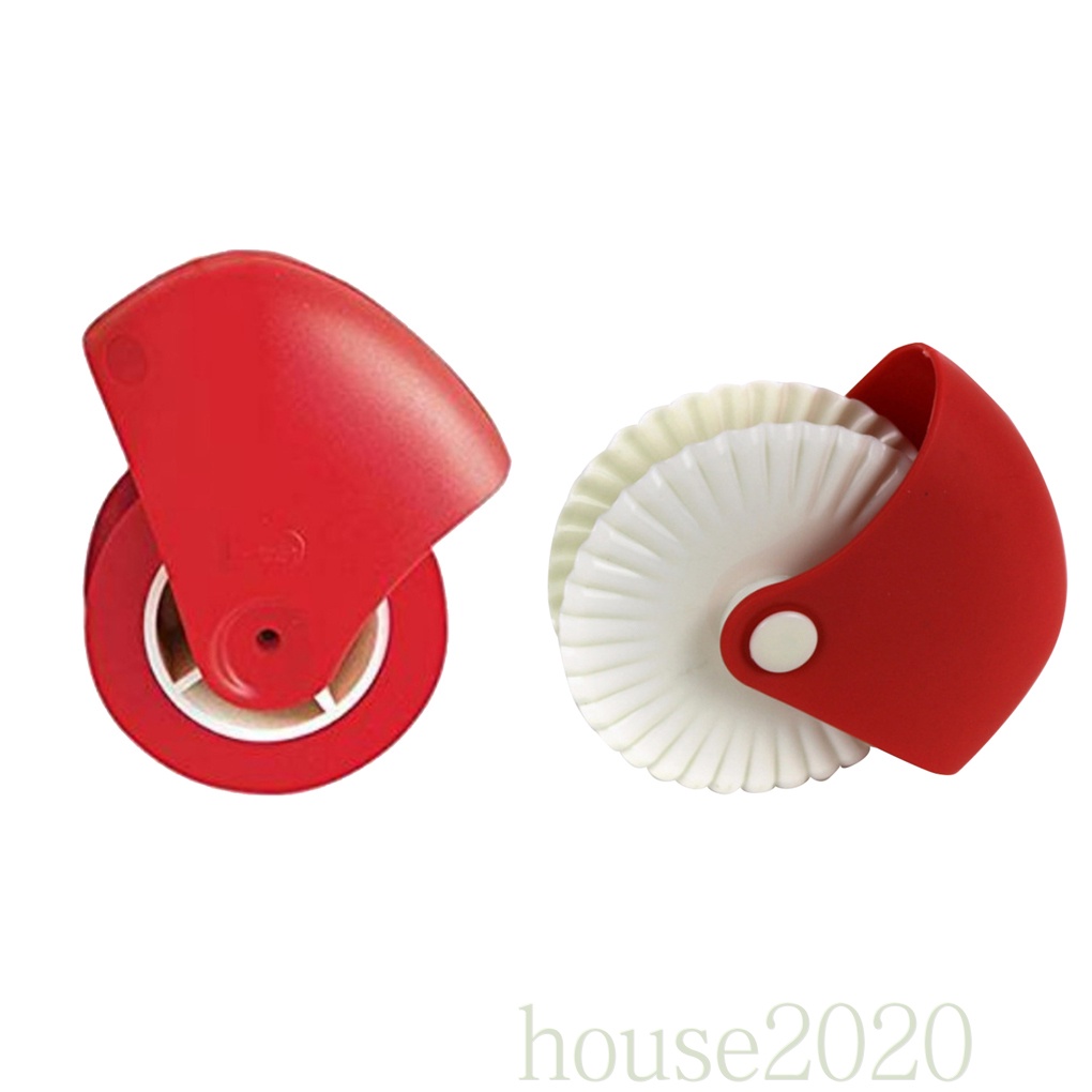 [HOUSE2020]Pastry Wheel Decorator Pie DIY Cutter Bread Kitchen Rolling Dessert Beautiful Plastic Roller