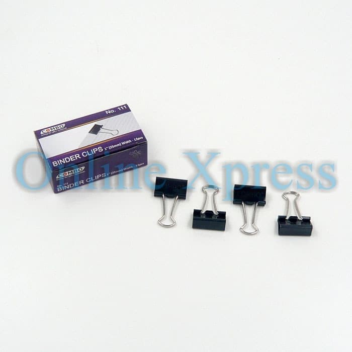 

Binder Clip / Klip Hitam / Klip Kecil / Penjepit Kertas 111 Combo