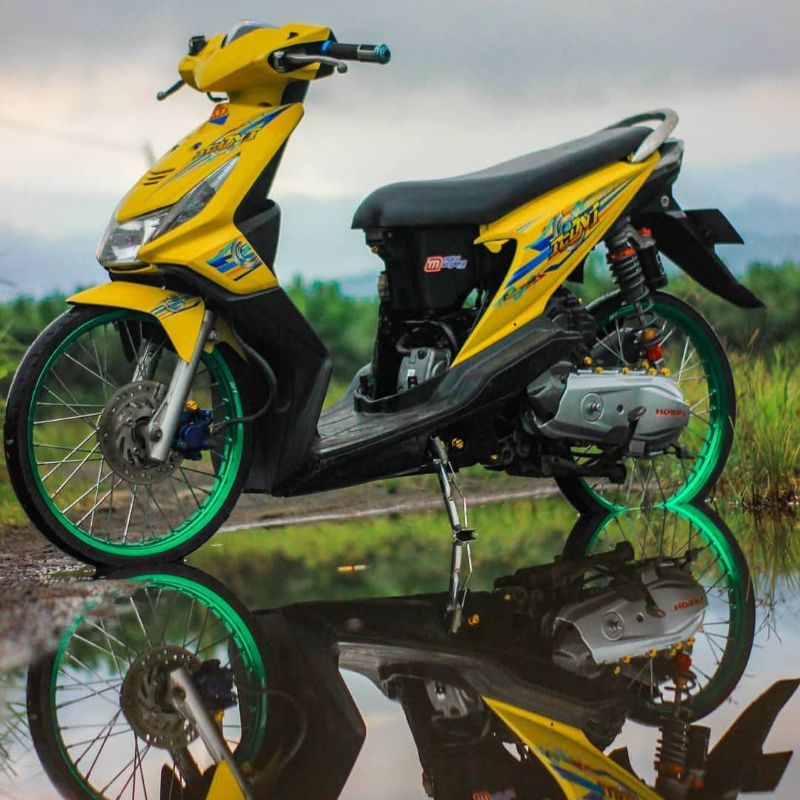 STRIPING TRANSPARAN BEAT KARBU 2007 2012