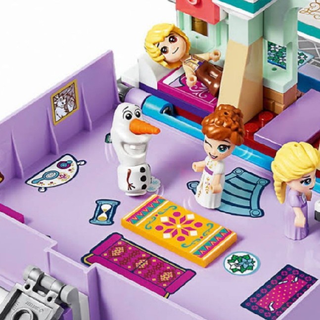 block princess story book building blocks mainan balok