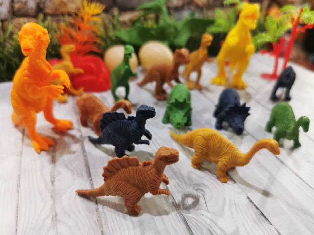 Mainan miniatur dino hewan dinosaurus world set 6 / 8 / 15 / 16 pcs dinosaur