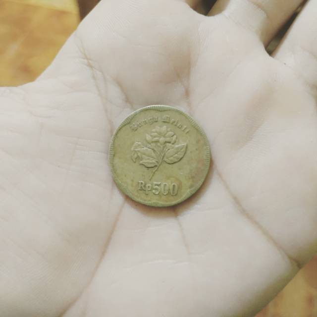 1 Keping Uang Rp. 500 Melati Tahun 1991