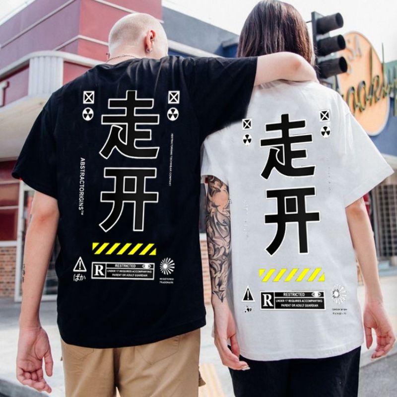 BAJU KAOS PRIA DISTRO KEKINIAN / KAOS DESAIN JEPANG / KAOS PRIA WANITA / KAOS HITAM PRIA / KAOS KANJI /