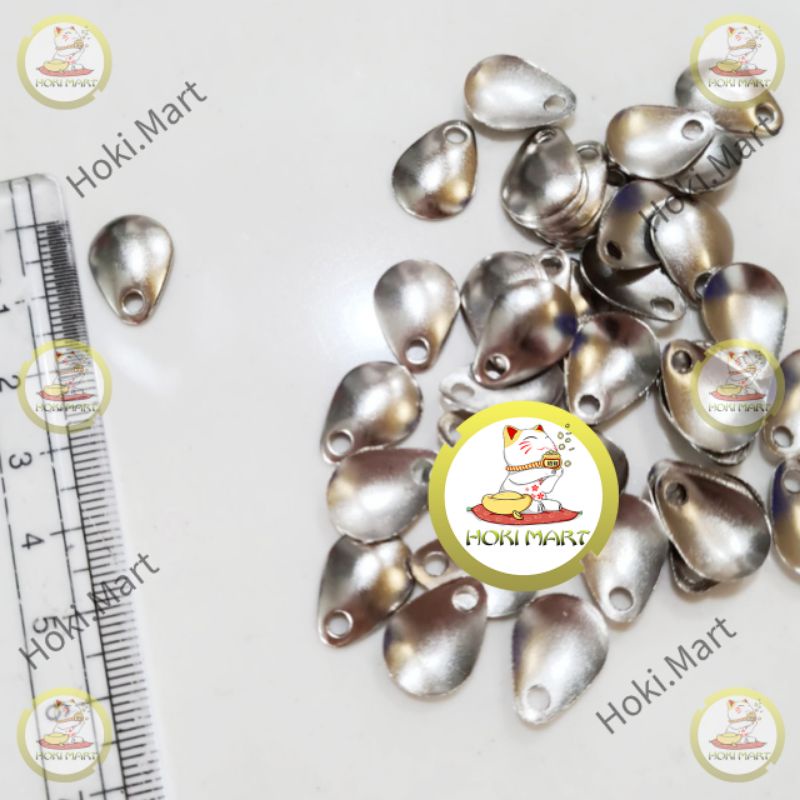 spoon stainless 1.5 cm untuk lure