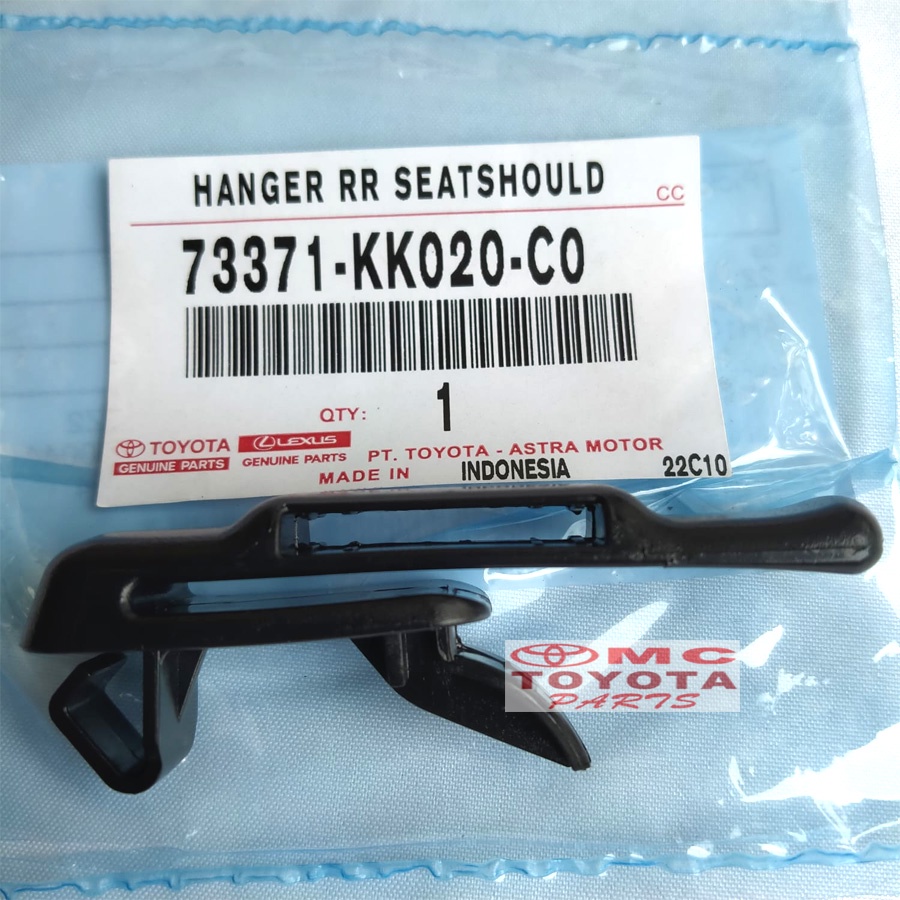 Penjepit / Hanger Safety Belt Tengah Innova Reborn Fortuner New 73371-KK020-C0