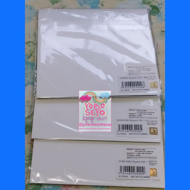 [Ready Stock]Super Junior Beyond Live 15th Anniversary Invitation Special AR Ticket Eunhyuk