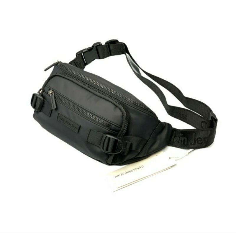 WAISTBAG PRIA WATERPROOF KEREN BEST SELLER BLACK Y210