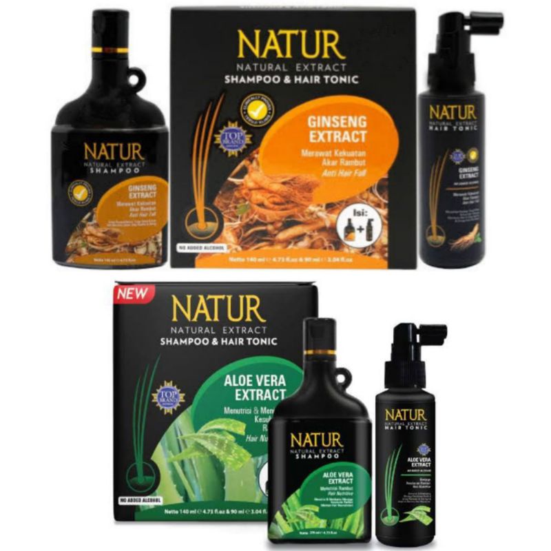 Natur Shampo &amp; Hair Tonic Set