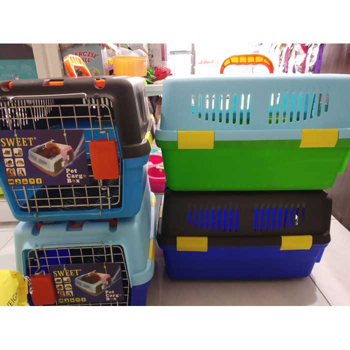 Pet Cargo Hewan Sweet 2 Pintu - Kandang Kucing, Anjing, Kelinci