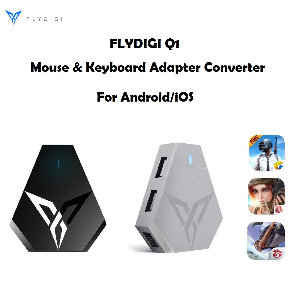 FLYDIGI Q1 - Mobile Game Keyboard Mouse Converter for Android and iOS