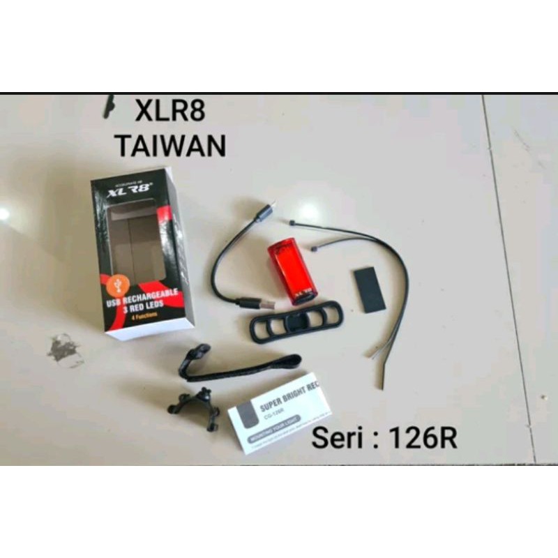 Lampu belakang XLR8 taiwan seri 126R