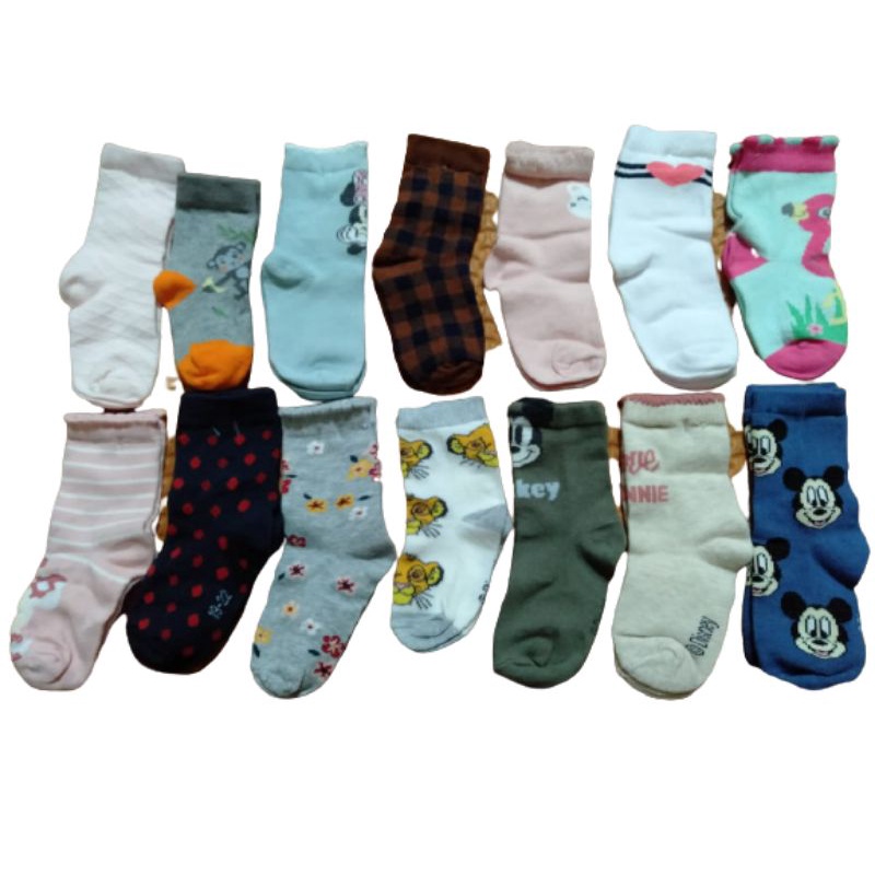 12 Pasang Kaus Kaki Beby Usia 1 sampai 12 Bulan